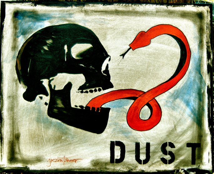 Dust Skull by Chuck Giezentanner